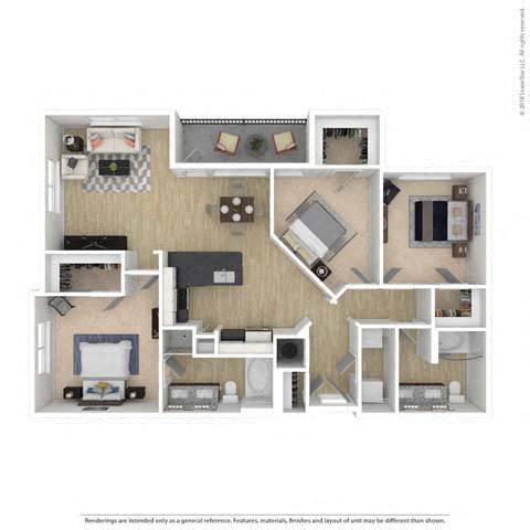Unit WAITC1 WAITC1 floor plan